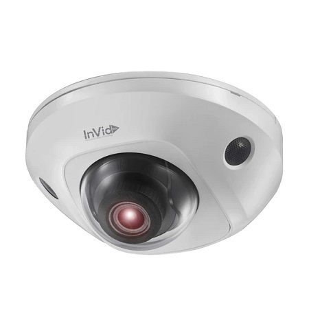 ULT-P4LIR28N InVid Tech 2.8mm 30FPS @ 4MP Outdoor IR Day/Night WDR Panoramic IP Security Camera 12VDC/PoE