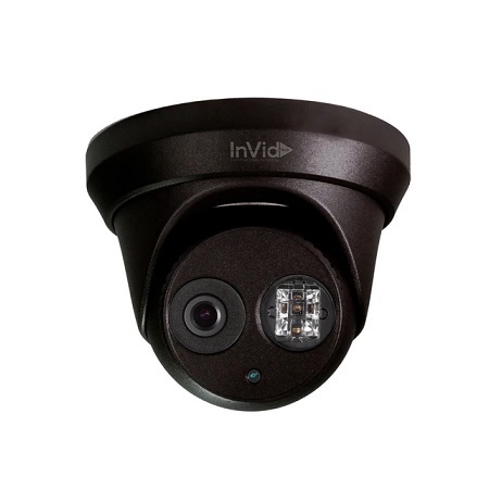 ULT-P4TXIR28BN InVid Tech 2.8mm 30FPS @ 4MP Outdoor IR Day/Night WDR Turret IP Security Camera 12VDC/PoE