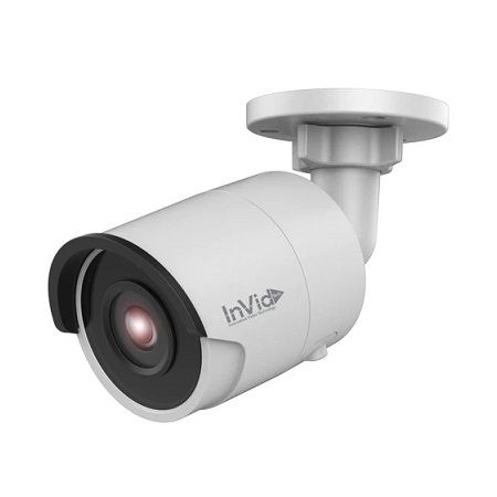 ULT-P5BIR28N InVid Tech 2.8mm 20FPS @ 5MP Outdoor IR Day/Night WDR Bullet IP Security Camera 12VDC/PoE