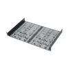 Show product details for UMS1-11.5 Middle Atlantic 1 Space Universal Multi Shelf 11.5" Deep with Hardware Black