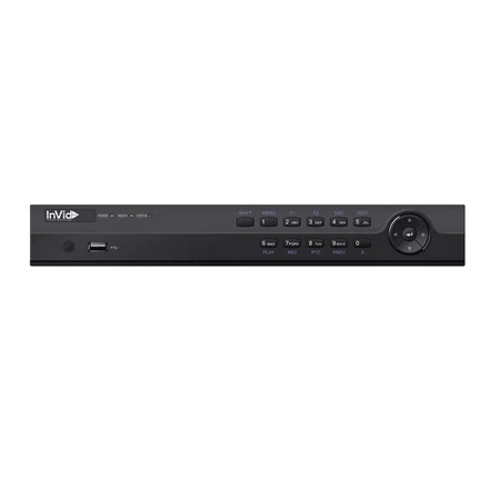 UN1B-4X4-2TB InVid Tech 4 Channel NVR 40Mbps Max Throughput w/ Built-in 4 Port PoE - 2TB