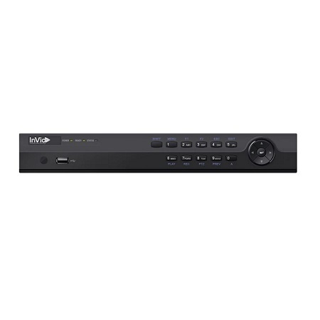 UN1B-8x8/3TB InVid Tech 8 Channel NVR 80Mbps Max Throughput w/ Built-in 8 Port PoE - 3TB