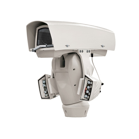 UPT2SLJA000E Videotec Outdoor PTZ Unit 24VAC with Wiper and Prearrangement for Mounting of Two UPTIRN