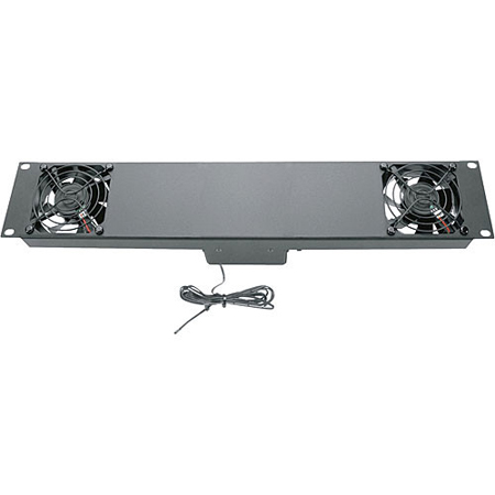 UQFP-2 Middle Atlantic Ultra Quiet Fan Panel with Proportional Speed Fan Control, 2 Fans, 120V