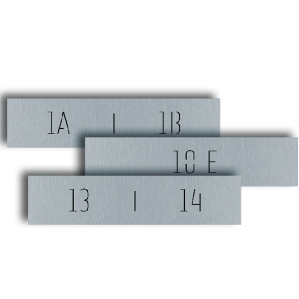 Comelit Ultra Series Full Metal Buttons with Engraved Text and Backlighting