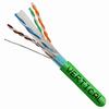062-505/S/GR Vertical Cable 062-505 Series 23 AWG 4 Shielded Twisted Pair Solid Bare Copper CMR Non-Plenum Cat6 Cable - 1000' Spool - Green