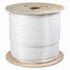 Show product details for 064-486/A/WH Vertical Cable 064-486 Series 23 AWG 4 Unshielded Twisted Pair Solid Bare Copper CMR Non-Plenum Cat6A Cable - 1000' Spool - White