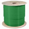 064-687/A/GR Vertical Cable 064-687 Series 23 AWG 4 Unshielded Twisted Pair Solid Bare Copper CMR Non-Plenum Cat6A Cable - 1000' Spool - Green