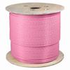 Show product details for 064-690/A/PK Vertical Cable 064-690 Series 23 AWG 4 Unshielded Twisted Pair Solid Bare Copper CMR Non-Plenum Cat6A Cable - 1000' Spool - Pink