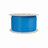 065-701/A/P/BL Vertical Cable 065-701 Series 23 AWG Unshielded Twisted Pair Solid Bare Copper CMP Plenum Cat6A Cable - 1000' Wooden Spool - Blue