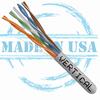 166-253/P/GY Vertical Cable 166-253 Series 23 AWG 4 Unshielded Twisted Pair Solid Bare Copper CMP Plenum Cat6 Cable - 1000' Pull Box - Gray