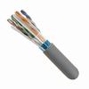 Show product details for 168-403/S/P/GY Vertical Cable 168-403 Series 23 AWG 4 Shielded Twisted Pair Solid Bare Copper CMP Plenum Cat6 Cable - 1000' Wooden Spool - Gray
