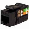351-V2613/BK Vertical cable 351 Series CAT5E V-Max Keystone Jacks - Black