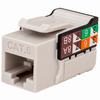 Show product details for 352-V2716/GY Vertical Cable CAT6 Data Grade Keystone Jack 90° 8x8 Conductors - Gray