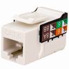 Show product details for 352-V2721/WH Vertical Cable CAT6 Data Grade Keystone Jack 90° 8x8 Conductors - White