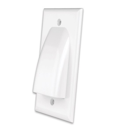 VANWPBW2WX Vanco Flat Panel TV Bulk Cable Wall Plates White