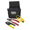 Show product details for VDV012-811 Klein Tools Coax Installer Starter Kit - F-Connectors