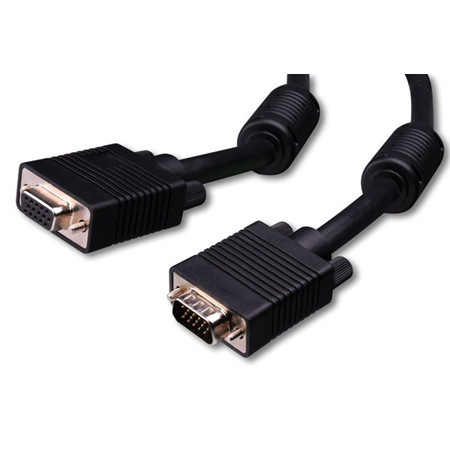 VGA-VGA-3MFX Vanco S-VGA Male to Female Cable 3ft