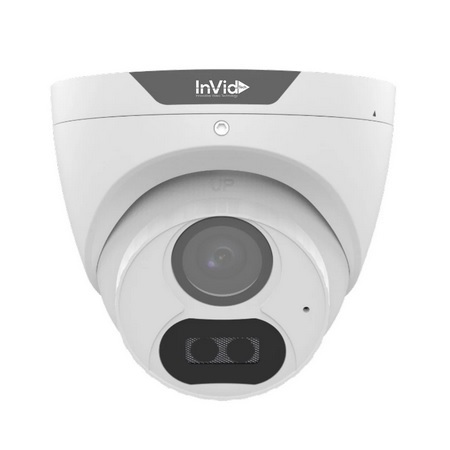 VIS-C5TXIRA28 InVid Tech Vision Series 2.8mm 25FPS @ 5MP Outdoor IR Day/Night DWDR Turret HD-TVI/HD-CVI/AHD/Analog Security Camera 12VDC