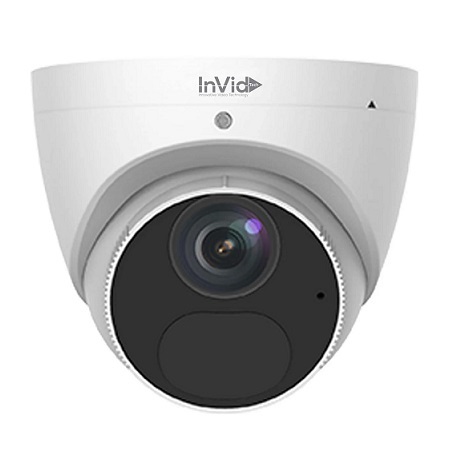 VIS-P4TXIR28NH-LC2 InVid Tech Vision Series 2.8mm 25FPS @ 4MP Outdoor IR Day/Night DWDR Turret IP Security Camera 12VDC/PoE