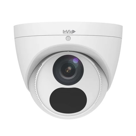 VIS-P5TXIR28NH-LC InVid Tech Vision Series 2.8mm 25FPS @ 5MP Outdoor IR Day/Night WDR Turret IP Security Camera 12VDC/POE