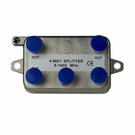 VM0104 Legrand On-Q 4-Way Vertical Coax Splitter (1 GHz)