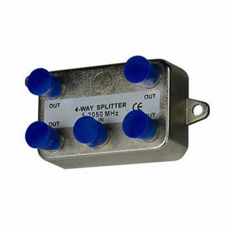 VM0204 Legrand On-Q 4-Way Vertical Coax Splitter (2 GHz)