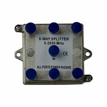 VM0206 Legrand On-Q 6-Way Vertical Coax Splitter (2 GHz)