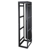 Show product details for VMRK-54 Middle Atlantic 54 Space (94 1/2 Inch), 31 Inch Deep Gangable Rack with Rear Door, Black Finish (Price Includes Shipping Crate)