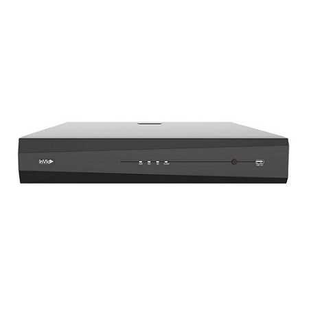 VN2A-16X16 InVid Tech 16 Channel NVR 160Mbps Max Throughput - No HDD with Built-in 16 Port PoE