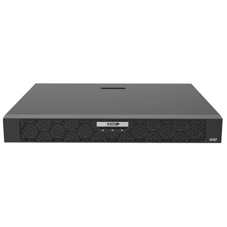VN4A-16X16 InVid Tech Vision Series 16 Channel NVR 320/160Mbps Max Throughput - No HDD with Built-in 16 Plug & Play Ports