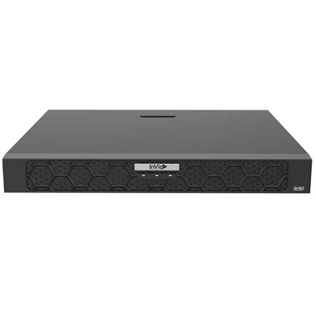 VN4A-4X4 InVid Tech Vision Series 4 Channel NVR 80Mbps Max Throughput - No HDD with Built-in 4 Plug & Play Ports