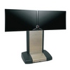 Show product details for VTC-4280S-BW Middle Atlantic 1 Screen 42-80 Unified Comm Cart Black