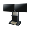 Show product details for VTC-4255D-R Middle Atlantic Mobile Videoconferencing/Presentation CartVideo Cart 42"-55" Dual Display w/ Rack