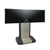 Show product details for VTC-5670D Middle Atlantic Mobile Videoconferencing/Presentation Cart 56"-70" Dual Display