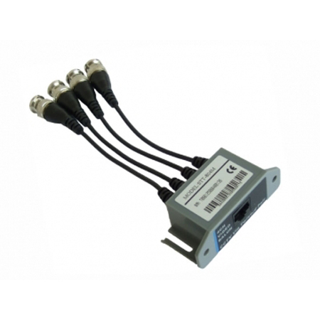 W-VB804M Basix 4 channel passive video balun