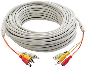 EXT-25B All in One Cable Audio/Video/Power 25 Ft. - Black