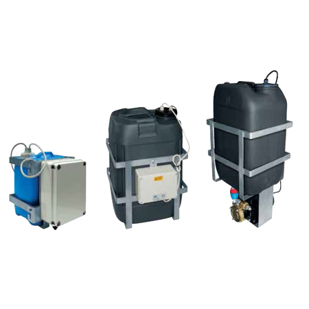 WASPT0V5L5M00 Videotec Tank 1.3gal IN 230Vac-24Vac-120Vac Washer Pump Delivery up to 16ft Prearranged for DTWRX Board