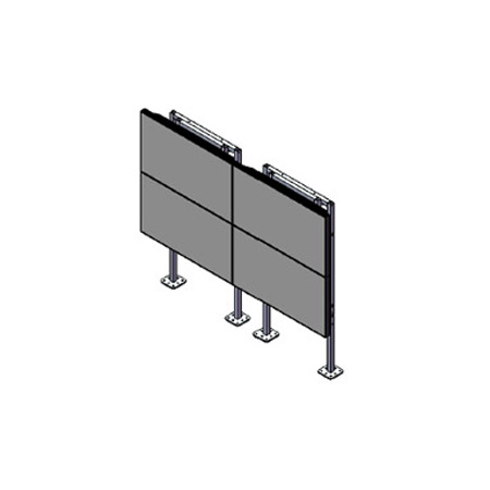 [DISCONTINUED] WFS Orion Video Wall Free Standing Extended Scissor Mount