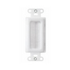 Show product details for WP1014-WH-V1-04 Legrand On-Q Cable Access Strap Wall Plate White - 4 Pack
