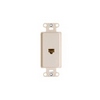 Show product details for WP3210-LA-06 Legrand On-Q Pre-Configured 1-Port Strap 1RJ45 Light Almond - 6 Pack
