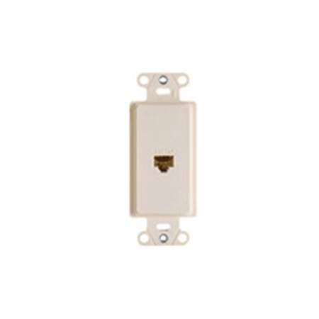 WP3210-WH-06 Legrand On-Q Pre-Configured 1-Port Strap 1RJ45 White - 6 Pack