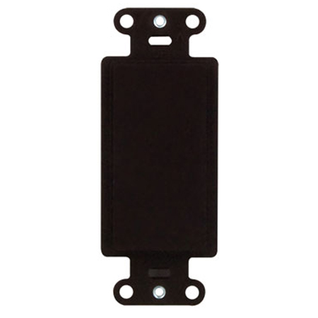 WP3410-BR-10 Legrand On-Q Blank Decorator Outlet Strap Brown - 10 Pack