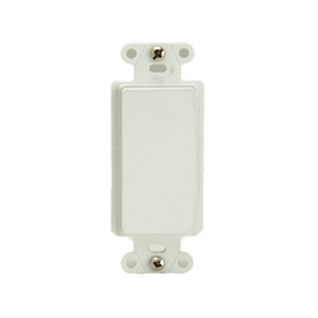 WP3410-WH-10 Legrand On-Q Blank Decorator Outlet Strap White - 10 Pack