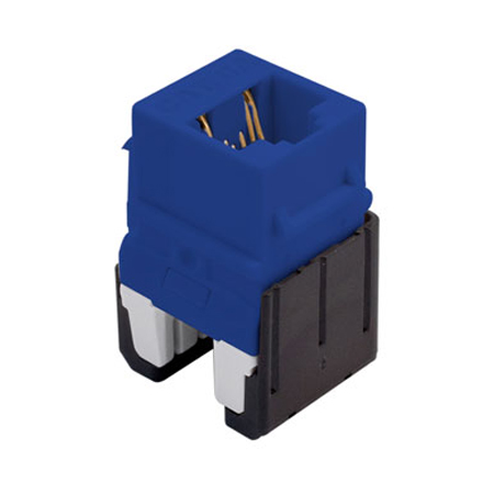 WP346A-BE Legrand On-Q Cat 6a Quick Connect RJ45 Keystone Insert Blue