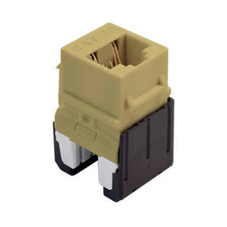 WP346A-IV Legrand On-Q Cat 6a Quick Connect RJ45 Keystone Insert Ivory