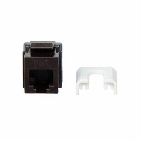 WP3473-BK Legrand On-Q Quick Connect RJ25 6-Position 6-Conductor Telephone Keystone Insert Black