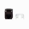 Show product details for WP3473-BR Legrand On-Q Quick Connect RJ25 6-Position 6-Conductor Telephone Keystone Insert Brown