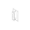 Show product details for WP3GRCAI Vanco Wall Plate Ripple RCA Y/R/B Decor Ivory