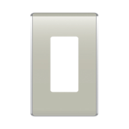 [DISCONTINUED] WP5001-KK Legrand On-Q 1-Gang Studio Wall Plate Khaki